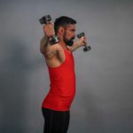 Dumbbell Standing Side Raise End Fit Drills Exercise